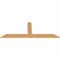 Ekena Millwork Portland Smooth Timber Gable Bracket, Western Red Cedar, 72"W x 27"H x 1 1/2"D x 5 1/2"F, 9/12 Pitch GBW072X27X0206POR00SWR - alternate 4